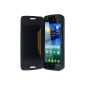 Flipcover / Flip Case Cover for Acer Liquid E700 1075995 quality pocket - Cover in black (Electronics)