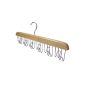 Hangerworld - Hanger Holder Ties or Belts Wooden - 12 Suspensions - 39cm (Kitchen)