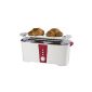 Team Kalorik TO18RF Toaster 2 Wide Slots 3 Functions with LED Support Bun 1350 W (Kitchen)