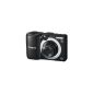 Small digital camera with screen viewfinder super