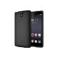 Diztronic Full Matte Black Flexible TPU Case for OnePlus One - Retail Packaging (accessories)