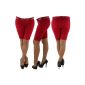 Ladies 3/4 Capri jeans shorts Bemuda Short hip stretch pants summer trousers (Textiles)
