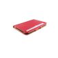 JAMMYLIZARD | Smart Case leather case RED & CAMEL for Google Nexus 10 is compatible with the on / standby screen protection included (Electronics)