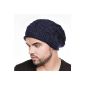 Distressed - Ripped Ballonmütze Slouch Long Beanie (Textiles)