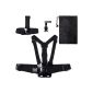 XCSOURCE® chest harness + elastic head strap for fastening GoPro HD Hero 1 2 3 4 3+ with basic adjustment OS012 (Electronics)