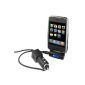 FM Transmitter Car Charger for Apple iPhone iPod - USB - Black (Electronics)