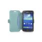 Cadorabo!  Case / Cover Protection and safety magnet closure Ciur design: Fine Book Case for Samsung Galaxy ACE GT-S7275 3 blue (Electronics)