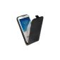 yayago Premium Flip-New-Style Leather Case leather bag in black for Samsung Galaxy Note 2 N7100 (Electronics)