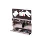 Key Board Stainless Steel Memo magnet board Holder Key Board Key box (household goods)