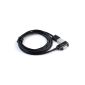Phone Star aluminum magnet wire USB charging cable 1 meter for Sony Xperia Z1 Compact in black (Electronics)