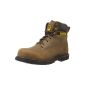 Caterpillar Holton S3 Safety Shoes Man Wide / Large -Gold (Honey), 45 EU (Clothing)