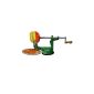 Professional Applecutting spiral Schneider apple peeler (green hammer, 1) (household goods)