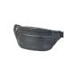 Rimbaldi - Large fanny pack with plenty of space in the large main compartment and full-leather trim in black Soft Nappa leather (textiles)