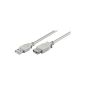 USB 2.0 extension cable (loose goods), 'A' connector> 'A' USB jack Verl AA 500 HiSpeed ​​LC 2.0 5m (option)