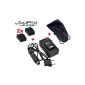 Charger GOPRO - Cigarette lighter + 220V + 2 x 1050mAh battery + camera carrying case GoPro Hero 3 and 3+ (external charger GoPro) (Electronics)