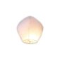 Pack x10 biodegradable flying lanterns and not Inflammables (white)