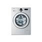 Samsung WF-8714 washing machine / AAA / 1400 rpm / 7 kg / 2 Displays / Diamond Care drum / Silver Active System / white (Misc.)