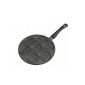BAUMALU 384020 Frying blinis Fonte Aluminium 27 cm - 7 smiley footprints (Kitchen)