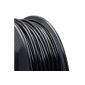 Voltivo ExcelFil 3D printing filament, ABS, 1.75mm - black (Office supplies & stationery)