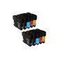 10x XL Tisanto compatible ink cartridges for Brother LC985 LC 985 DCP J 125, J 315, J 515, J 140W.  (Office Supplies & Stationery)