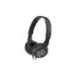 MDR-ZX300B.AE Sony Headphones for MP3 / MP4 Player Black (Electronics)