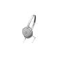 Audio Technica - ATH-FC707WH - foldable stereo headset features a lightweight headband and comfortable earphones - White (Electronics)