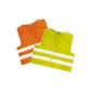Safety vest YELLOW, new standard (EN ISO 20471: 2013), AUTO safety vests, breakdown / accident vest