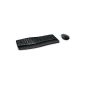 Microsoft Sculpt Comfort Keyboard Ensemble AZERTY / Wireless Mouse USB Black (Personal Computers)