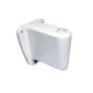 White wall bracket for magnifying lamps with 12.5mm pin (electronic)