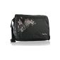 DANIEL RAY FLOWER Umhängetasche Shoulder Bag Laptop Bag Black (Textiles)