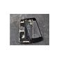 iPhone 4 Glass Back Cover Transparent Black battery cover back + screwdriver NEW (Electronics)