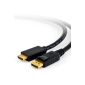 Full HD Premium 5m DisplayPort (DP) to HDMI Cable High Speed ​​including audio transmission |. 1080p | DisplayPort (plug M) to HDMI (male A) | certified | Apple and PC (Electronics)