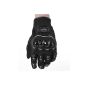 1 pair of motorcycle gloves Motorcycle Gloves Racing Gloves fiber PU Black L (Misc.)