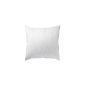 4 fiber lining hollow cushions - polyester - White, the 45 cm x L 45 cm
