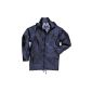 Adults waterproof jacket showerproof rain (XS - 4XL) Black, Dark Blue, Green (Clothing)