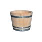Flowerpot, flower pot from Oak Wood - Barrel, Barrel as planter - wine barrel, tub, wood tub (D60 H40 cm)