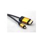 IBRA® Micro HDMI Kabel 1080p / 2160p - vergoldete Kontakte - Mikro HDMI Type D High Speed ​​HDMI Kabel 1.4a /1.4/ Verbindungskabel 2 Meter (Electronics)