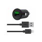 Belkin F8J090BT04-BLKmicro Car Charger (2100mA, incl. 1.2m charging / sync Lightning cable, suitable for iPhone 5 / 5s / 5c) (Wireless Phone Accessory)