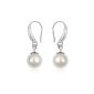 Silver pearl earrings Perfect Dating Plug for Ladies Women Girls Children, Gift Box --- White, Model: X14800 (jewelry)