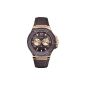 Guess - W0040G3 - Rigor - Men's Watch - Quartz Analog - Brown Dial - Brown Leather Strap (Watch)