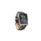 Pebble 401BLR Brushed Stainless Steel SmartWatch (3.2 cm (1.26 inch) E-paper display incl. LED backlight) (Wireless Phone Accessory)
