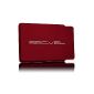 SECVEL - bank card pouch young style - RFID / NFC protection and magnetic fields - Berry (Office Supplies)