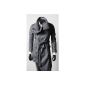 cuddly Men autumn and winter jacket transition jacket coat trench coat leisure jacket (Textiles)