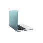 kwmobile® Elegant and lightweight 2-Part Crystal Case for Apple MacBook Air 13 '' in Light Blue (Personal Computers)