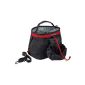 KLICKfix bag Light Bag, black / red, 16 x 25 x 20 cm, 0304S (equipment)