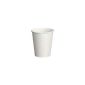 100 pcs. Hot and cold drinks cups white cardboard coated, 8oz, 200ml / This heat-resistant premium paper cup can be used as hot beverage mug -. Are used as well as cold drinks.  Recommended temperature range: -20 ° C to + 90 ° C.  Ideal for soft drinks of all kinds. (Electronics)