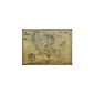 LORD OF THE RINGS POSTER CARD PARCHMENT MIDDLE EARTH (65,8cm x 46cm)