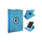 Xtra-Funky Exclusive: Crystal diamond pattern Case for Apple iPad 2 - 3 - 4 with intelligent function of standby and automatic ignition + Screen Protector and soft-tip pen - BLUE (Electronics)