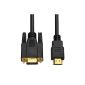New HDMI to VGA converter cable HDDB15 male 1.8m High Quality (Electronics)