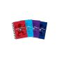 Oxford Campus Set of 10 spiral note books Assorted colors A6 format (Office Supplies)